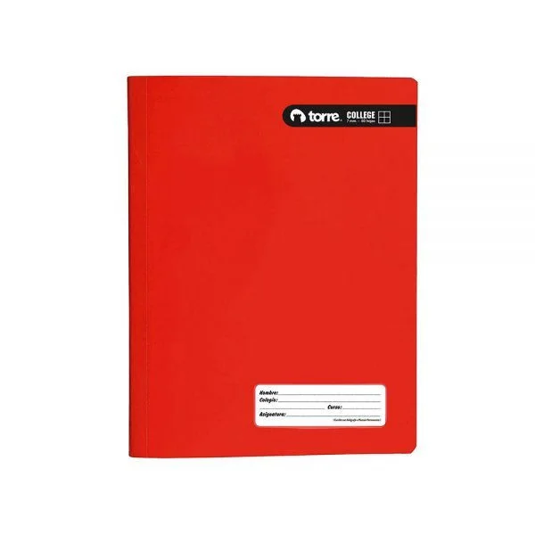 CUADERNO COLLEGE 100HJS 7MM COLOR360 TORRE.28785i