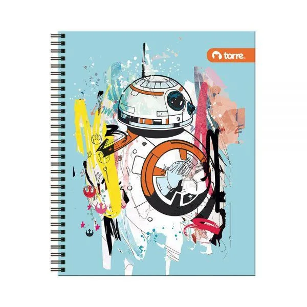 CUADERNO UNIV 7MM 100H STAR WARS TORRE. 29207i
