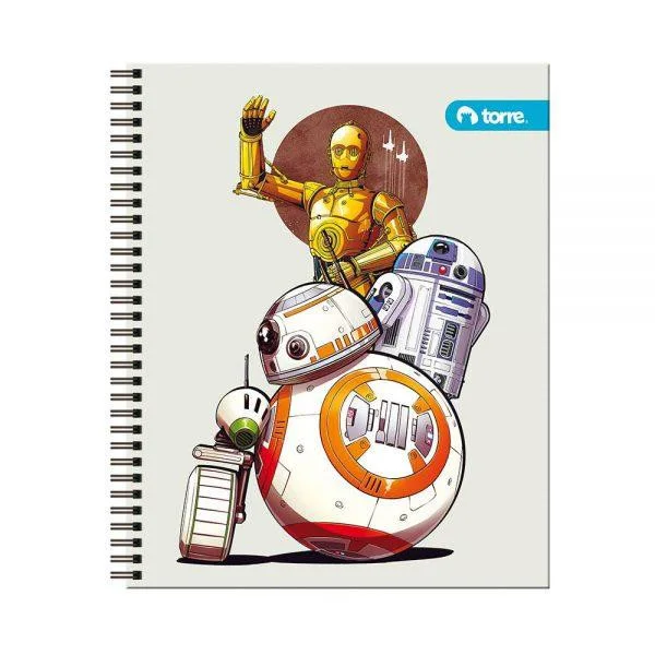 CUADERNO UNIV 7MM 100H STAR WARS TORRE. 29207i