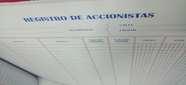 LIBRO REGISTRO DE ACCIONISTA 50HJS REM MAX