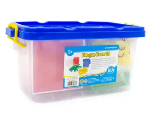 JUEGO MATEMATICO BLOQUE BASE 10 SINGAPUR AMARILLO 121 UND