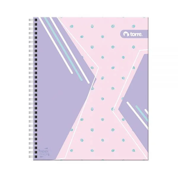 CUADERNO UNIVERSITARIO MATEMATICA 7MM 100 HJS TORRE TRENDY 30631