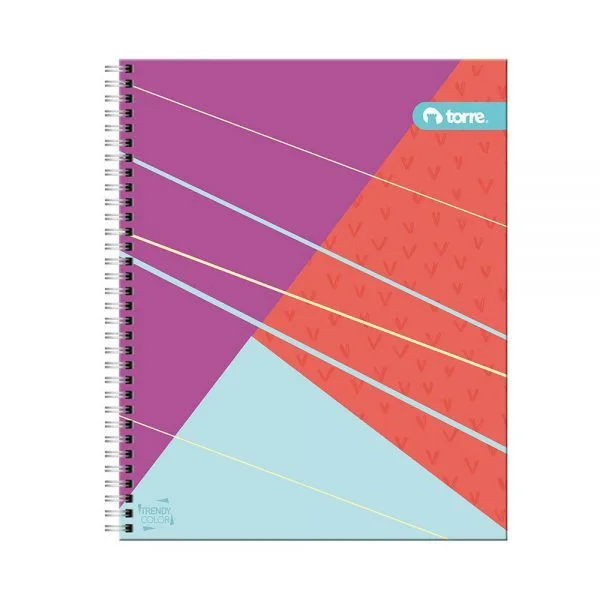 CUADERNO UNIVERSITARIO MATEMATICA 7MM 100 HJS TORRE TRENDY 30631