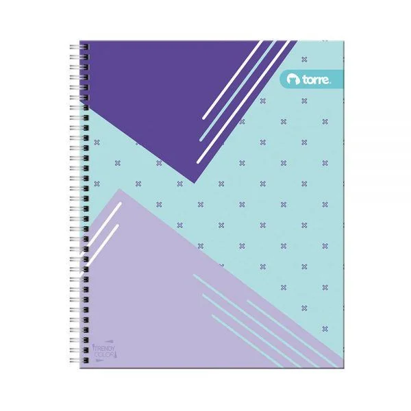CUADERNO UNIVERSITARIO MATEMATICA 7MM 100 HJS TORRE TRENDY 30631
