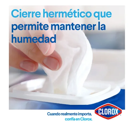 TOALLA DESINFECTANTE 30UND FLOWPACK CLOROX  EXPERT