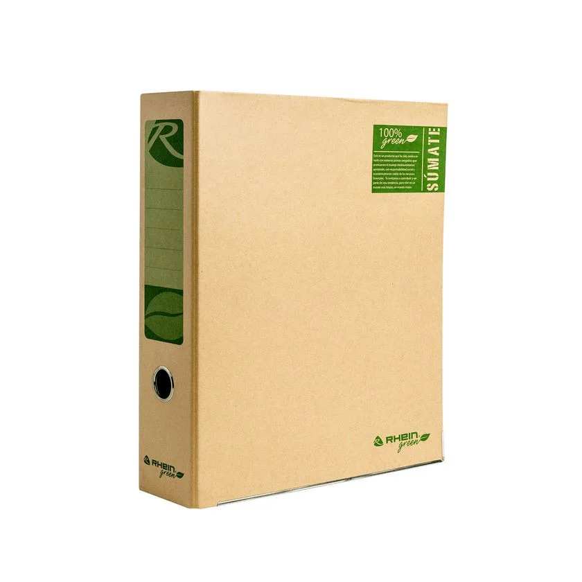 ARCHIVADOR OFICIO ANCHO GREEN RHEIN CREMA ECOLOGICO