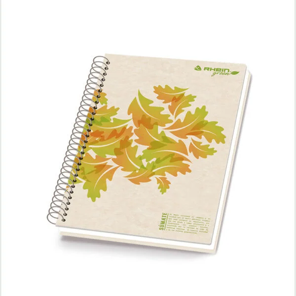 CUADERNO 1/2 OFICIO 5MM 120 HJS RHEIN GREEN 317161 ECOLOGICO