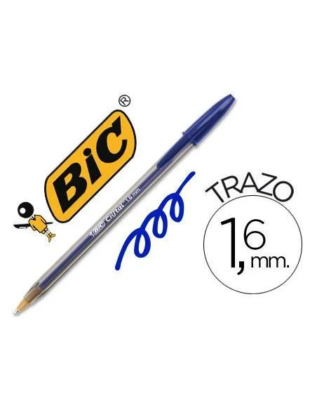 LAPIZ PASTA BIC GRUESO 1.6 NEGRO UND