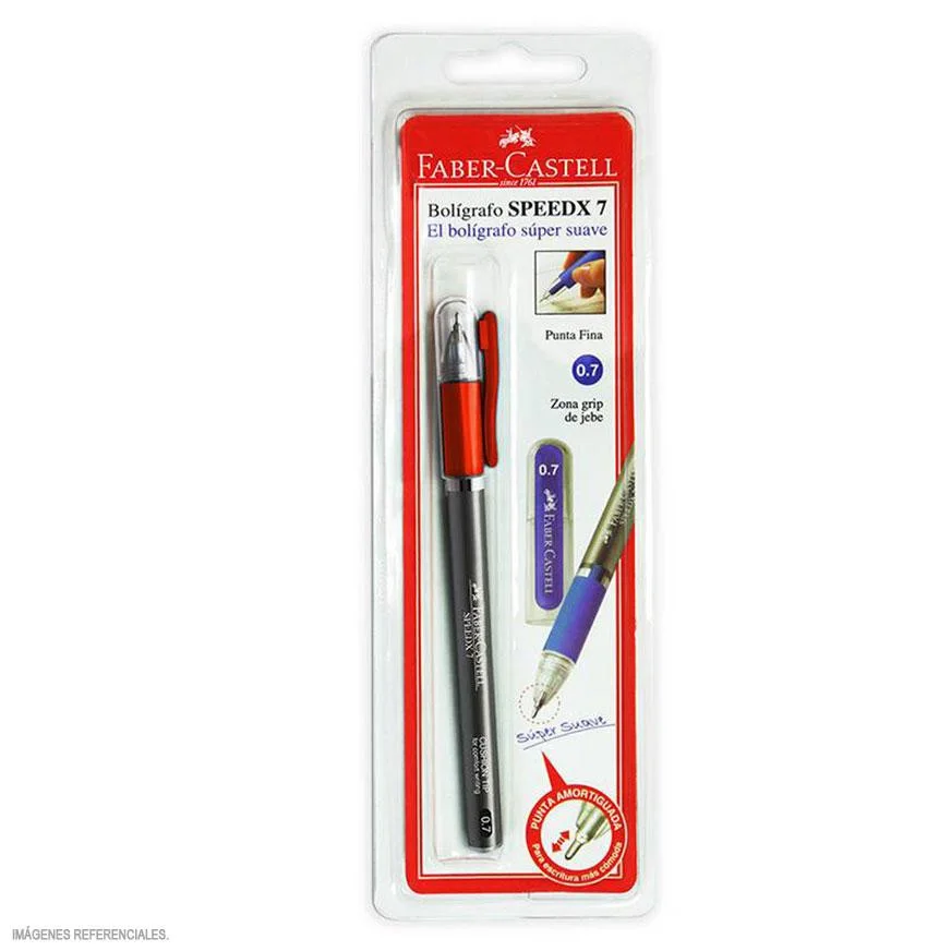 LAPIZ TINTA SPEEDX 0.7 FABER CASTELL NEGRO 546299