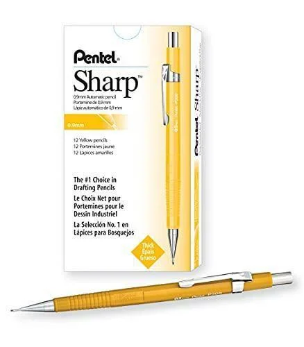 PORTAMINA 0.9 PENTEL P209  AMARILLO