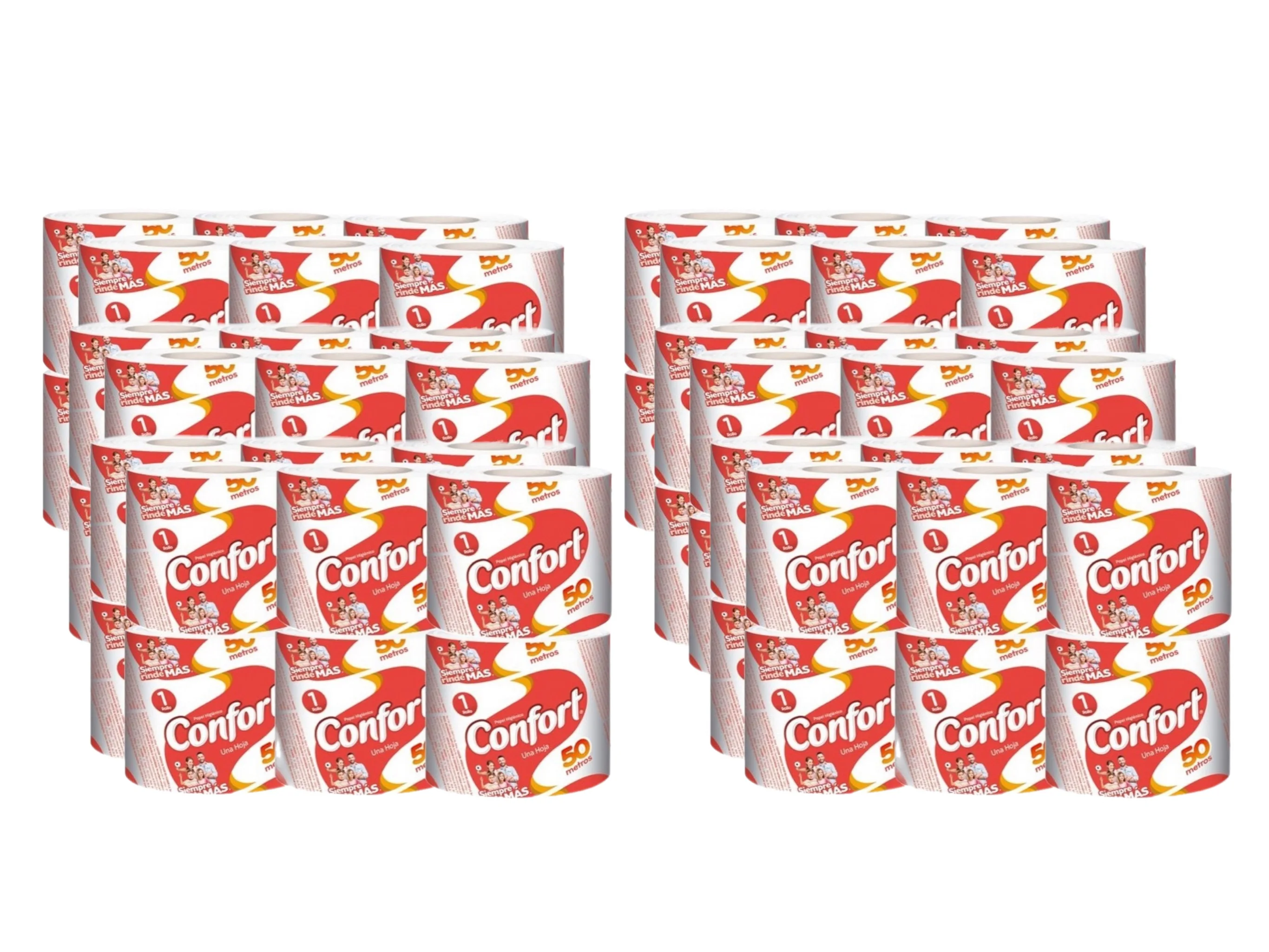 MANGA 48UND PAPEL HIGIENICO CONFORT 1HOJA ALMACENERO 50MT