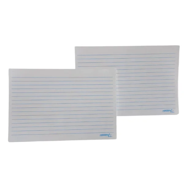 TARJETA LINEAS BLANCA 12.7 x 20.3 200UND BIBLIOGRAFICA