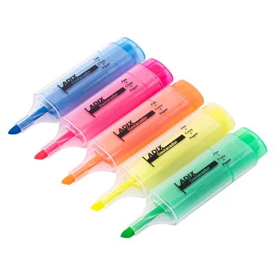 SET DESTACADORES 5 COLORES ADIX A603021