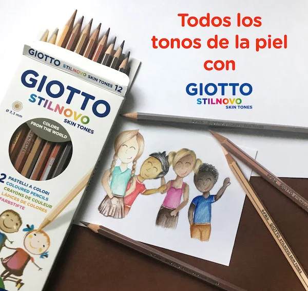 LAPICES COLOR 12 COL GIOTTO TONOS PIEL F257400