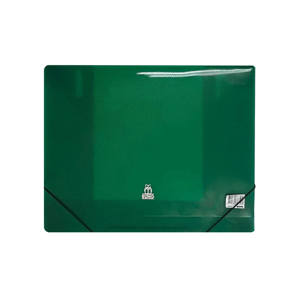 CARPETA CON ELASTICO OFICIO PLASTICA 38789 BUHO COLORES SURTIDOS
