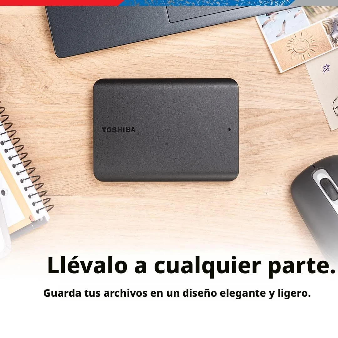 DISCO DURO EXTERNO TOSHIBA 1 TB CANVIO BASIC A5