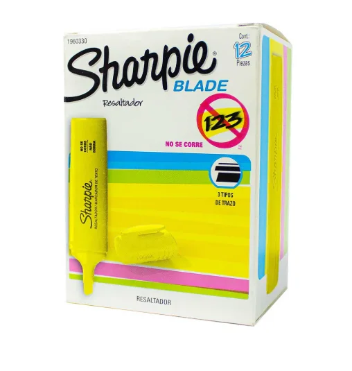 DESTACADOR AMARILLO SHARPIE SMEAR GUARD