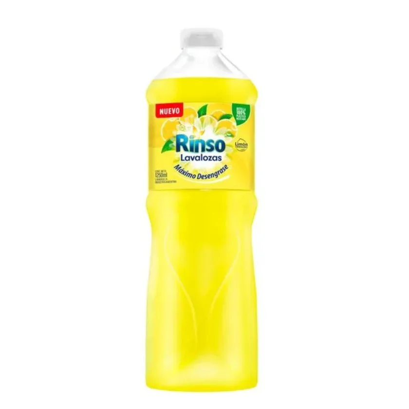 LAVALOZA 1.25 LT RINSO LIMON