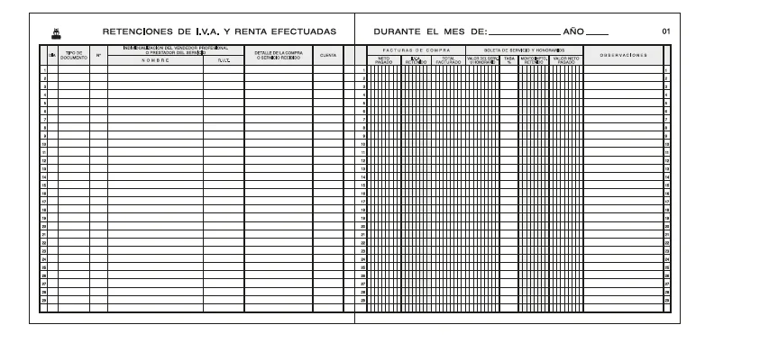 LIBRO RETENCION IMPUESTOS 50 HJS BUHO ART 111i